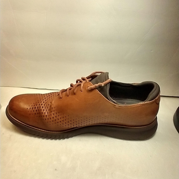 Cole Haan 2.Zerogrand Laser British Tan Wingtip Oxford Shoes Men’s sz 10.5M. - Picture 6 of 12